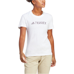 adidas TERREX Classic Logo T-Shirt Damen 001A - white S
