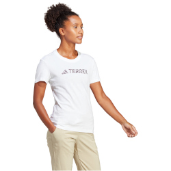 adidas TERREX Classic Logo T-Shirt Damen 001A - white S