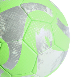 adidas Tiro League Thermally Bonded Fußball HZ1296 - solar green/silver met./white 5