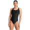 adidas 3-Streifen Colorblock Badeanzug Damen 095A - black/carbon 40