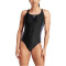 adidas 3-Streifen Colorblock Badeanzug Damen 095A - black/carbon 40