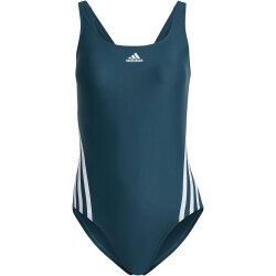 adidas 3-Streifen Badeanzug Damen AEX3 - arcngt/white 36