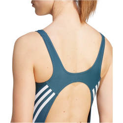 adidas 3-Streifen Badeanzug Damen AEX3 - arcngt/white 36