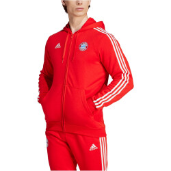 adidas FC Bayern München DNA Kapuzenjacke Herren 013A - red M