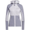 adidas TERREX Tech Flooce Hooded Hiking Fleecejacke Damen AESU - sildaw/silvio S