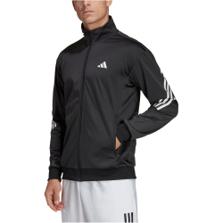 adidas 3-Streifen Knit Tennisjacke Herren 095A - black M