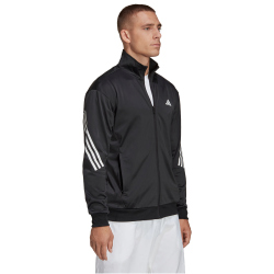 adidas 3-Streifen Knit Tennisjacke Herren 095A - black M