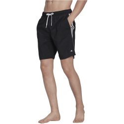 adidas 3-Streifen CLX Badeshorts Herren 095A - black/white XS