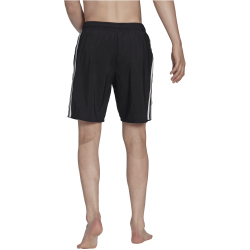 adidas 3-Streifen CLX Badeshorts Herren 095A - black/white XS