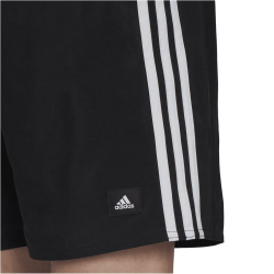 adidas 3-Streifen CLX Badeshorts Herren 095A - black/white XS