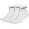 3er Pack adidas Think Linear Knöchelsocken Herren HT3451 - white/black 43-45