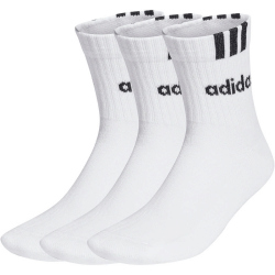 3er Pack adidas 3-Streifen Linear Half-Crew Cushioned...