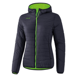 erima Steppjacke Damen dunkelgrau/green gecko 34