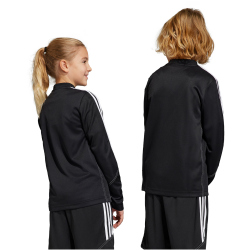 adidas Tiro 23 Club 1/4-Zip Trainingsoberteil Kinder 095A - black/white 128