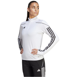 adidas Tiro 23 League 1/4-Zip Trainingsoberteil Damen 001A - white XS