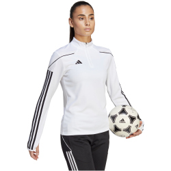 adidas Tiro 23 League 1/4-Zip Trainingsoberteil Damen 001A - white XS