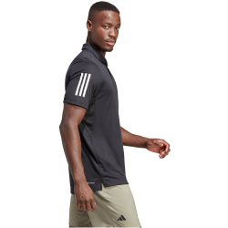 adidas Club 3-Streifen Tennis Poloshirt Herren 095A - black M