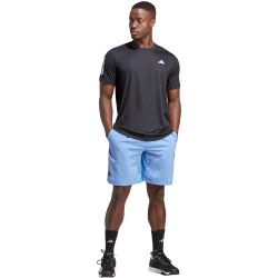 adidas Club 3-Streifen Tennisshirt Herren 095A - black M