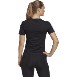 adidas Train Essentials Train Cotton Crop T-Shirt Damen 095A - black/white XS