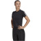 adidas Train Essentials Train Cotton Crop T-Shirt Damen 095A - black/white XS