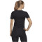 adidas Train Essentials Train Cotton Crop T-Shirt Damen 095A - black/white XS