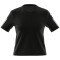 adidas Train Essentials Train Cotton Crop T-Shirt Damen 095A - black/white XS