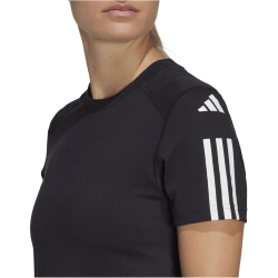 adidas Train Essentials Train Cotton Crop T-Shirt Damen 095A - black/white S