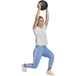 adidas AEROREADY Made4Training Knit 7/8-Jogginghose Damen AET6 - blufus/white XXL