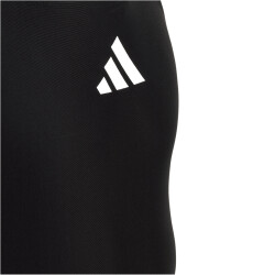 adidas Solid Small Logo Badeanzug Kinder 095A - black/white 104