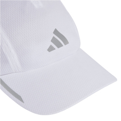 adidas AEROREADY Four-Panel Mesh Laufcap HR7053 - white/reflective silver 58 - 60 cm
