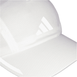 adidas AEROREADY Four-Panel Mesh Laufcap HR7053 - white/reflective silver 58 - 60 cm