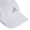 adidas AEROREADY Four-Panel Mesh Laufcap HR7053 - white/reflective silver 58 - 60 cm