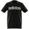 adidas Essentials Linear Logo Cotton T-Shirt Kinder 095A - black/white 164