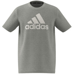 adidas Essentials Big Logo Cotton T-Shirt Kinder 83F7 - mgreyh/white 128