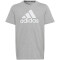 adidas Essentials Big Logo Cotton T-Shirt Kinder 83F7 - mgreyh/white 128
