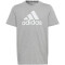 adidas Essentials Big Logo Cotton T-Shirt Kinder 83F7 - mgreyh/white 128
