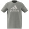adidas Essentials Big Logo Cotton T-Shirt Kinder 83F7 - mgreyh/white 128