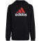 adidas Essentials Two-Colored Big Logo Cotton Hoodie Kinder 095A - black/betsca/white 128
