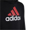 adidas Essentials Two-Colored Big Logo Cotton Hoodie Kinder 095A - black/betsca/white 128