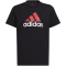 adidas Essentials Two-Color Big Logo Cotton T-Shirt Kinder 095A - black/betsca/white 164