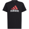 adidas Essentials Two-Color Big Logo Cotton T-Shirt Kinder 095A - black/betsca/white 164