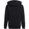 adidas Essentials Fleece Sweatjacke Kinder 095A - black/white 128