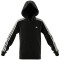 adidas Essentials Fleece Sweatjacke Kinder 095A - black/white 128