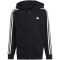 adidas Essentials Fleece Sweatjacke Kinder 095A - black/white 152
