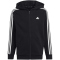 adidas Essentials Fleece Sweatjacke Kinder 095A - black/white 152