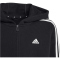 adidas Essentials Fleece Sweatjacke Kinder 095A - black/white 152