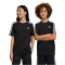 adidas Essentials 3-Streifen T-Shirt Kinder 095A - black/white 152
