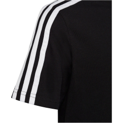 adidas Essentials 3-Streifen T-Shirt Kinder 095A - black/white 164