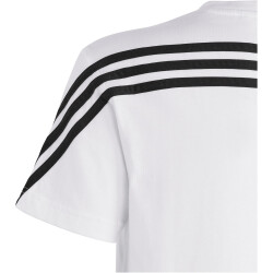 adidas Future Icons 3-Streifen T-Shirt Kinder 001A - white/black 152