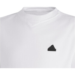 adidas Future Icons 3-Streifen T-Shirt Kinder 001A - white/black 152